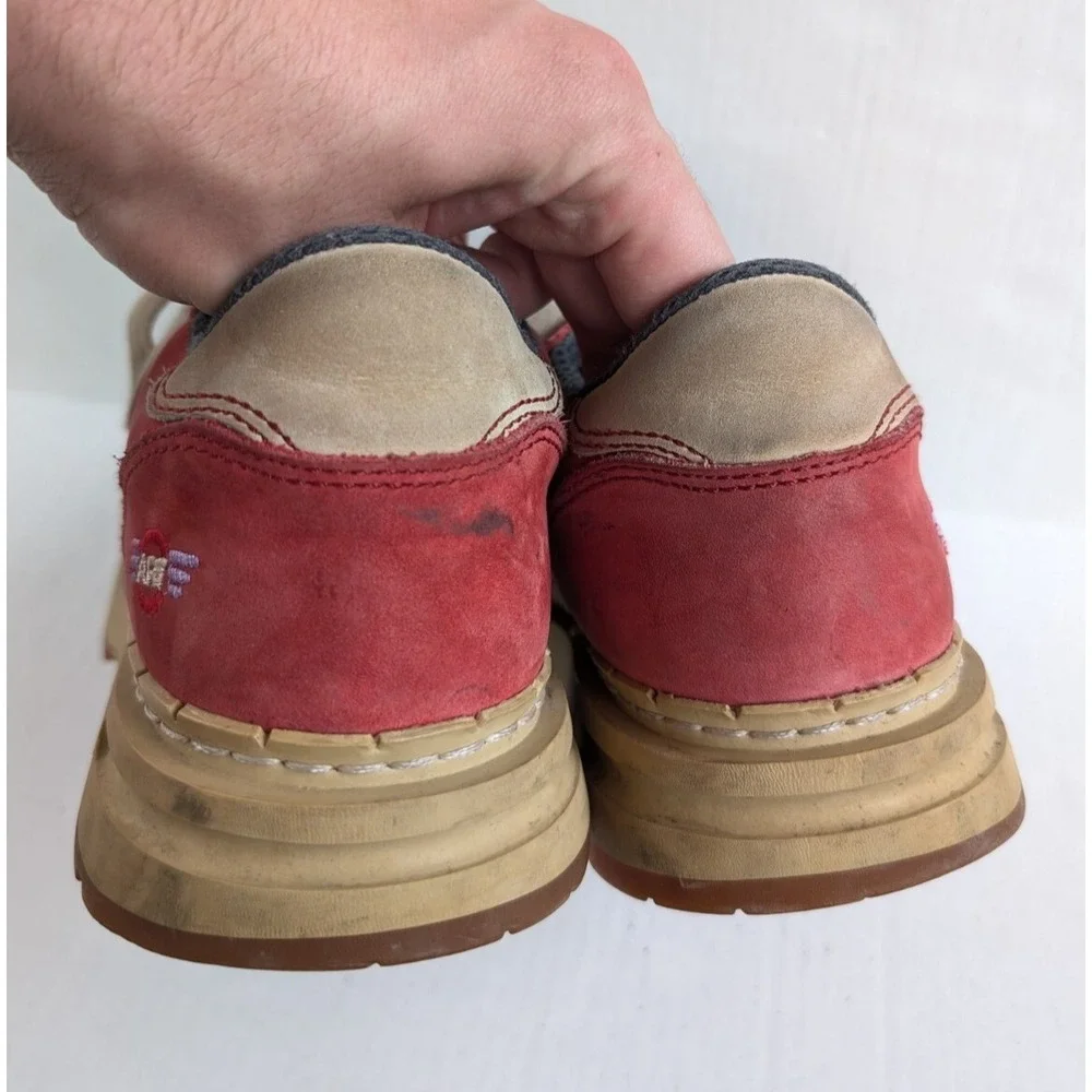 The Art‎ Company Shoes Mens 8 Vintage Y2K Double Air System Red Leather Libertad